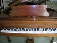 Kranich and Bach baby grand piano